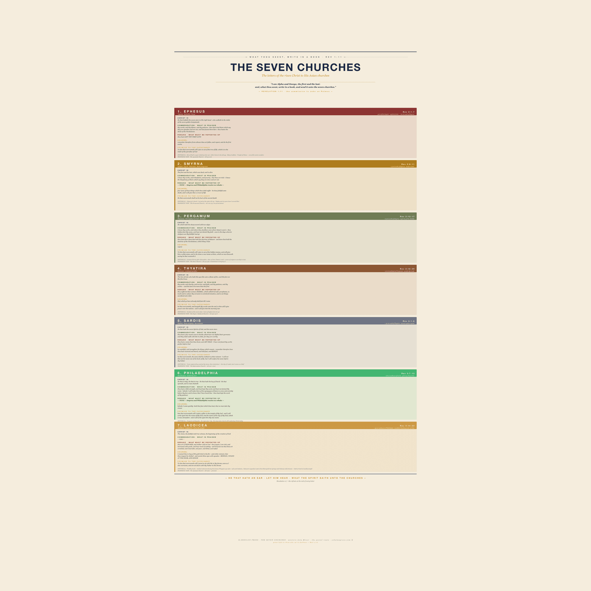 The Seven Churches of Revelation — image 1 of 6